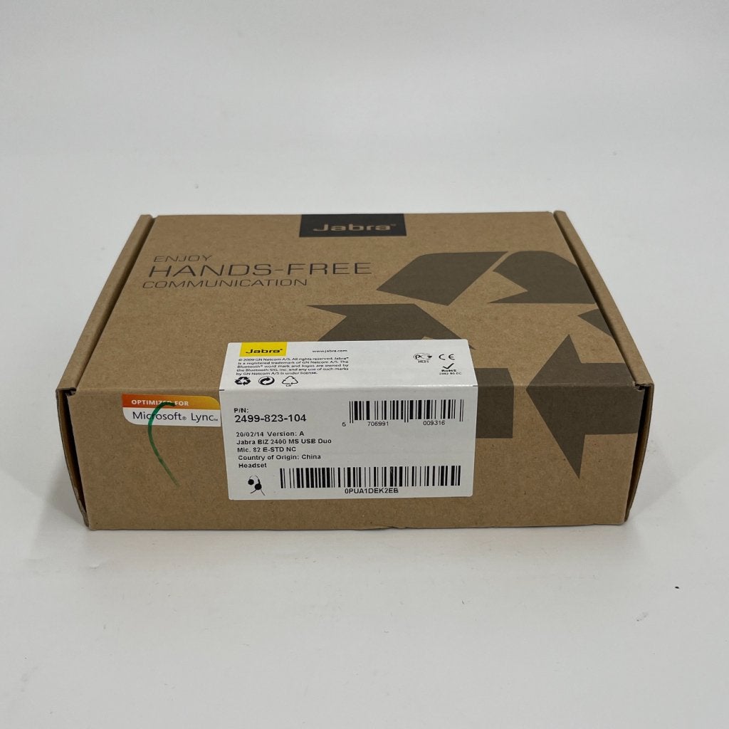 Jabra BIZ 2400 USB Hifi Stereo NC MS Headset (NIEUW), Audio, Tv en Foto, Jabra, Nieuw, Support@jabra.com, GN Audio
Lautrupbjerg 7
2750 Ballerup
Denmark