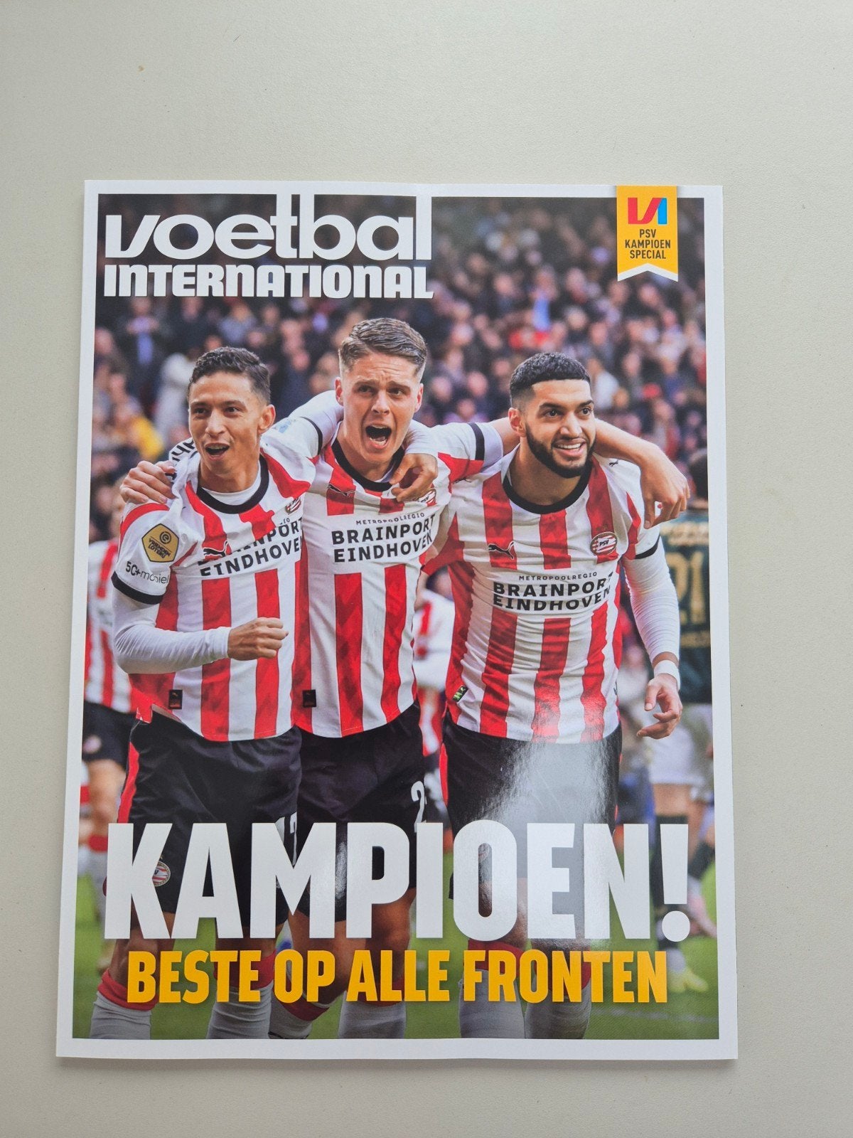 Voetbal international PSV kampioensspecial, Ophalen of Verzenden