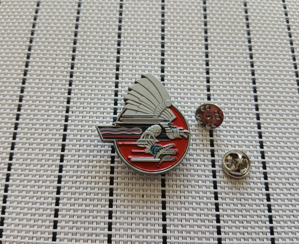 Judas Priest  leuke Screaming for Vengeance pin badge speld, Verzenden, Nieuw, Overige typen