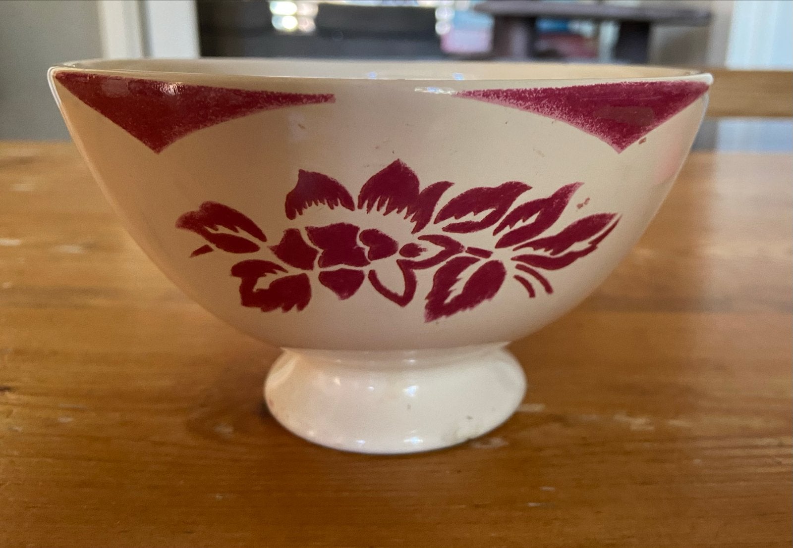Comptoir de Famille Kom met Bloemenpatroon, Ophalen of Verzenden