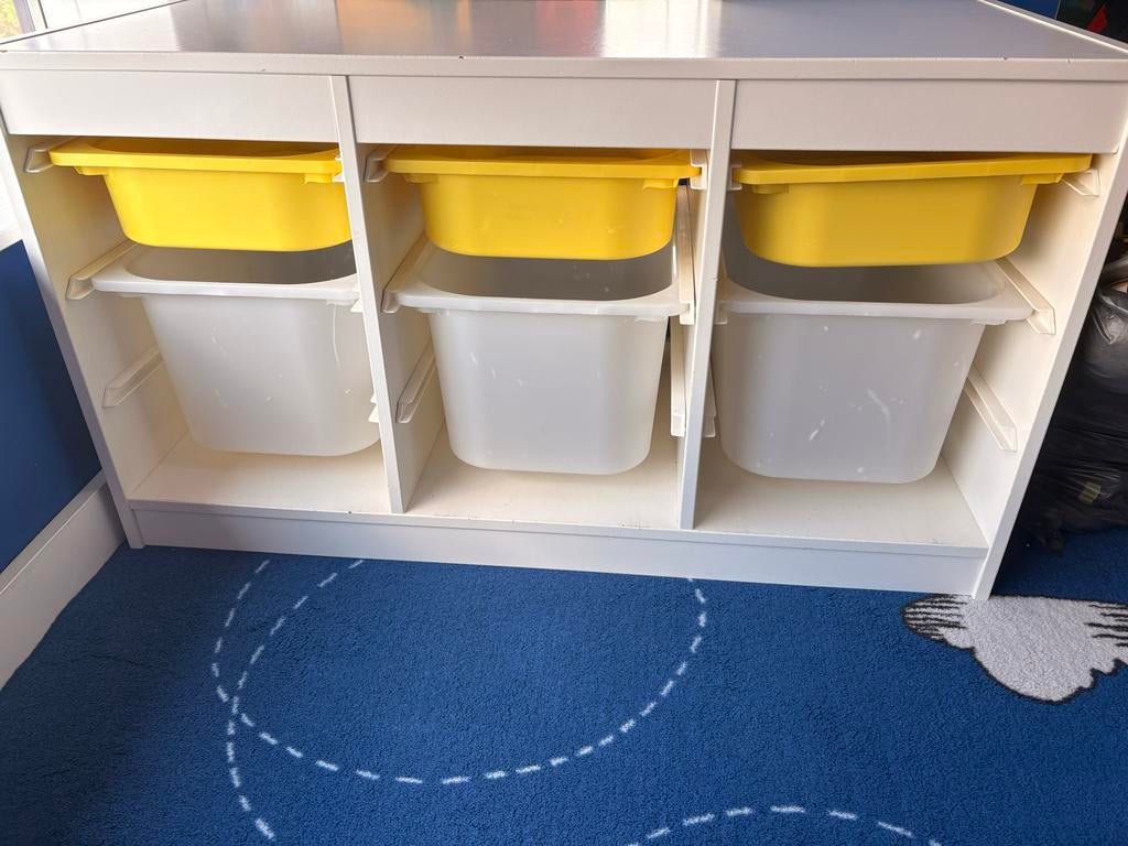 IKEA Trofast kast met opbergbakken, Ophalen, Gebruikt