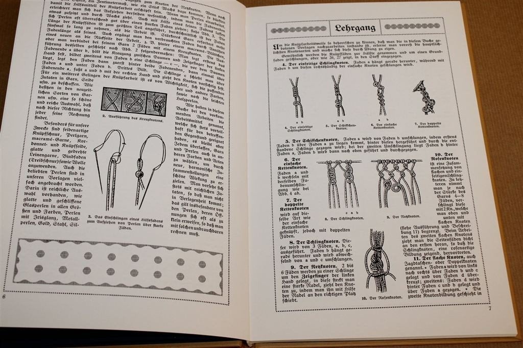 Knüpf-Arbeiten Makramee — Macramé Handboek Reprint 1917, Ophalen of Verzenden, Gelezen, Overige onderwerpen