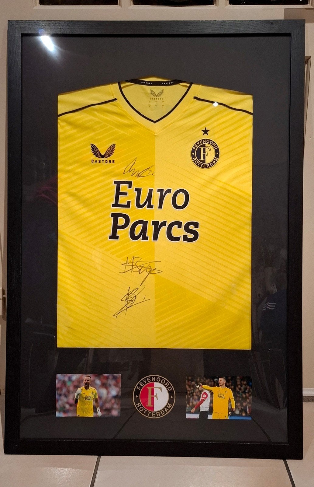 feyenoord gesigneerd keepersshirt, Ophalen of Verzenden, Feyenoord, Shirt