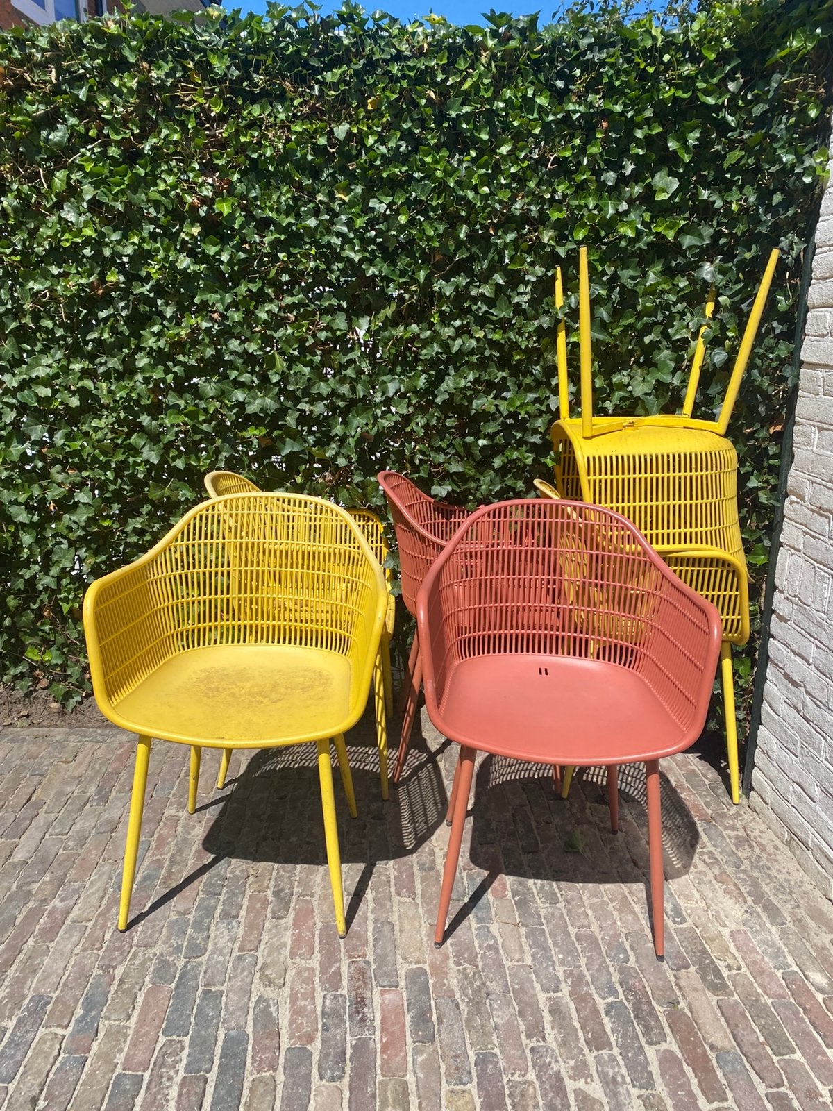 Tuinstoelen, Ophalen, Zo goed als nieuw, Kunststof