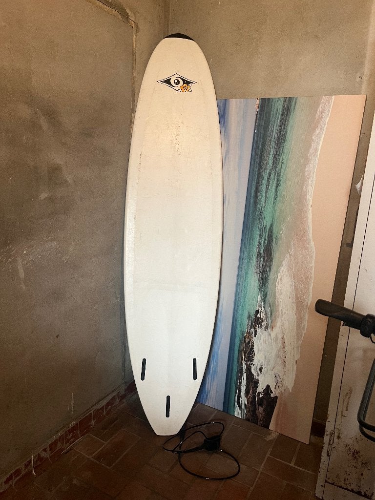 BIC surfboard 7’3, Ophalen, Gebruikt, Longboard, Met koord