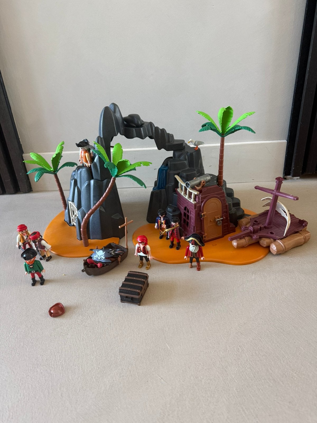Playmobil piraten eiland, Ophalen, Gebruikt, Complete set