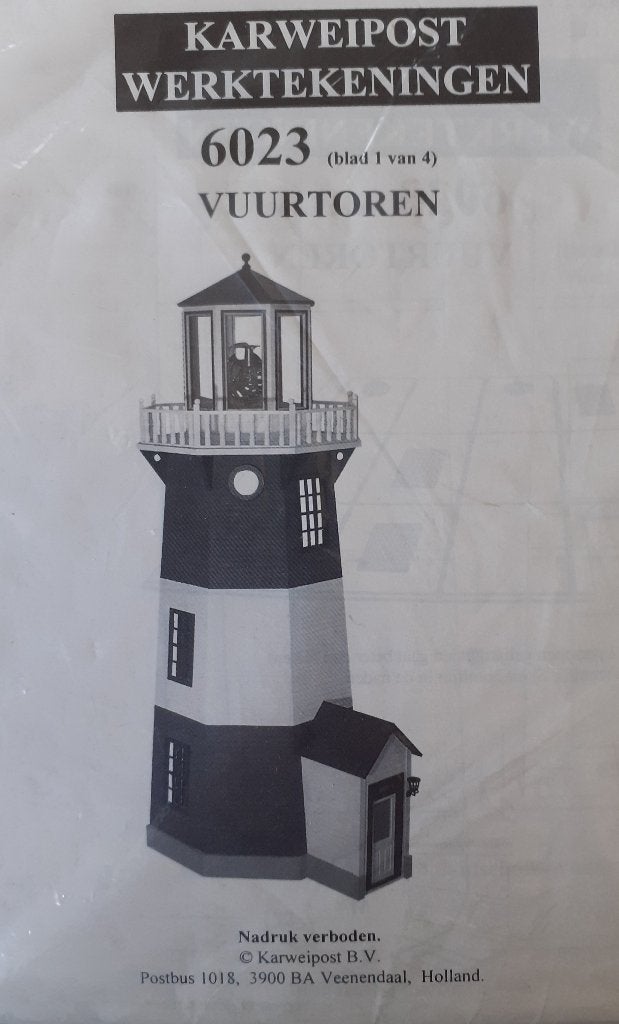 EURO MINI BOUWTEKENING VAN VUURTOREN, Ophalen of Verzenden, Nieuw, Poppenhuis