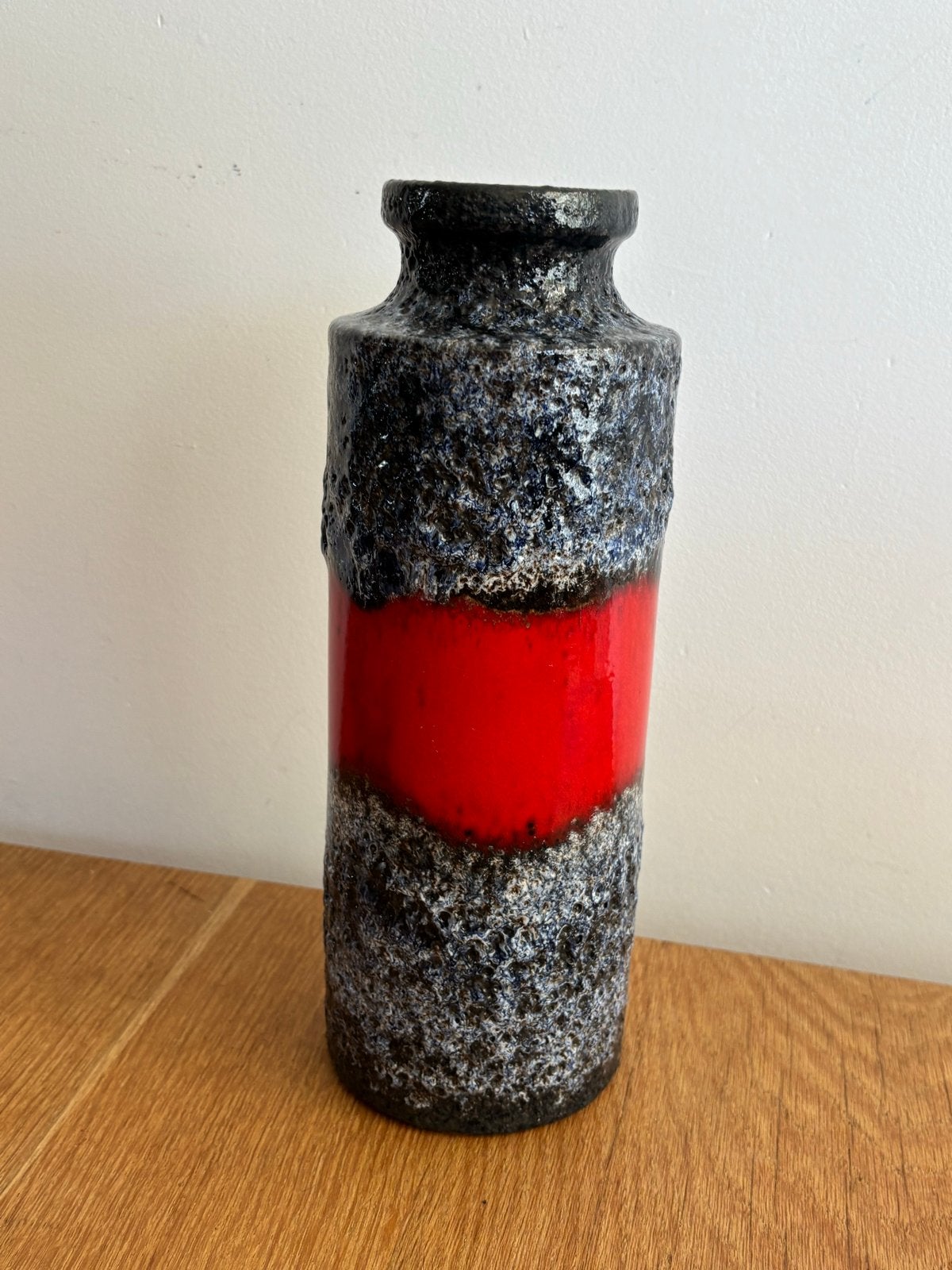 Schreurig West Germany Fat Lava vaas 203-25, Antiek en Kunst, Ophalen