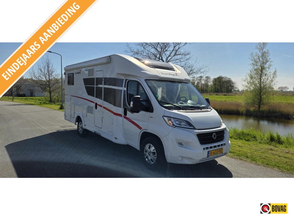 Sunlight T 65 T65 nette 4 pers. camper, Sunlight, Ringverwarming, Fiat, 6 tot 7 meter
