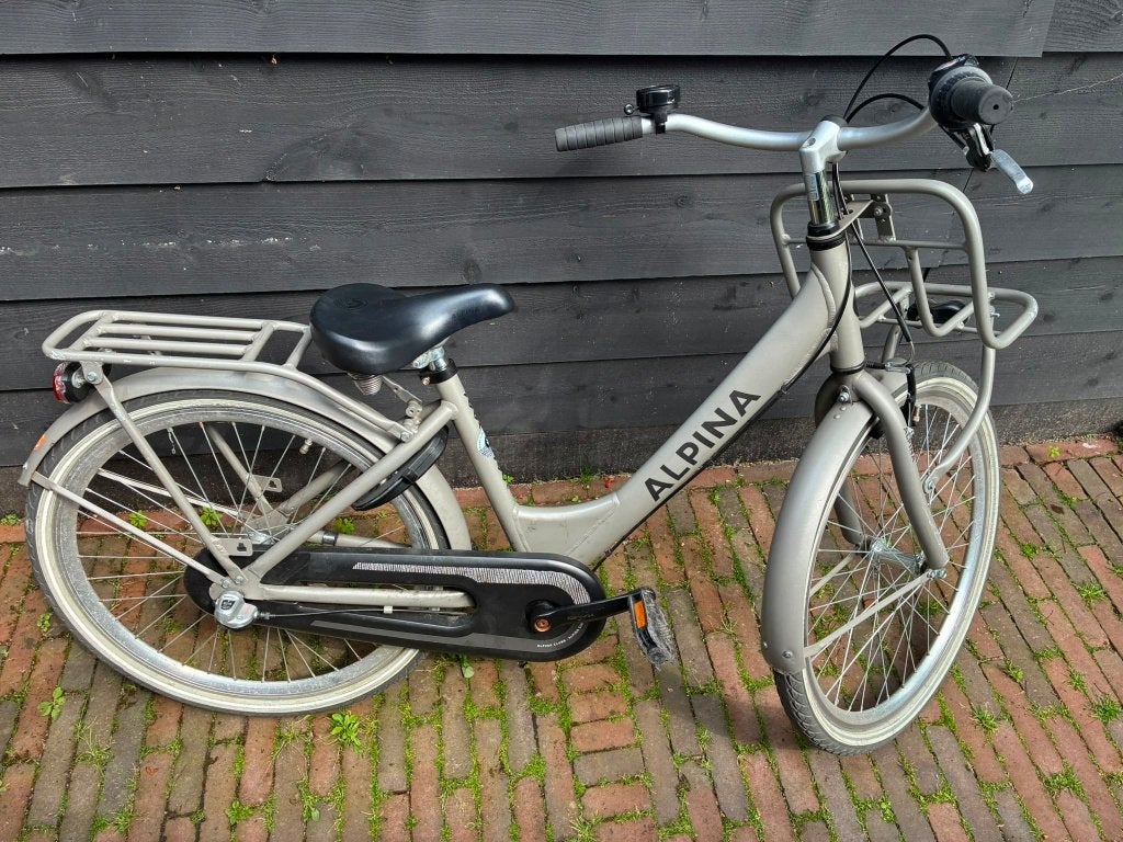 Alpina meisjes fiets 24 inch, Ophalen, Terugtraprem, Alpina, Versnellingen