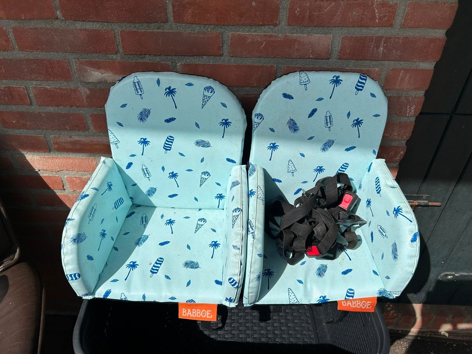 Babboe kinderstoeltjes, Fietsen en Brommers, Ophalen, Zo goed als nieuw, Babboe