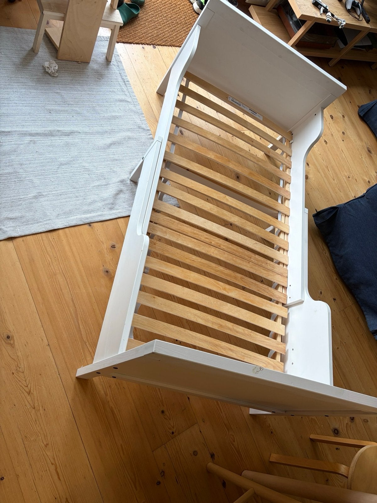 IKEA Sundvik meegroeibed - Wit, Ophalen, Gebruikt, 70 tot 85 cm, Lattenbodem