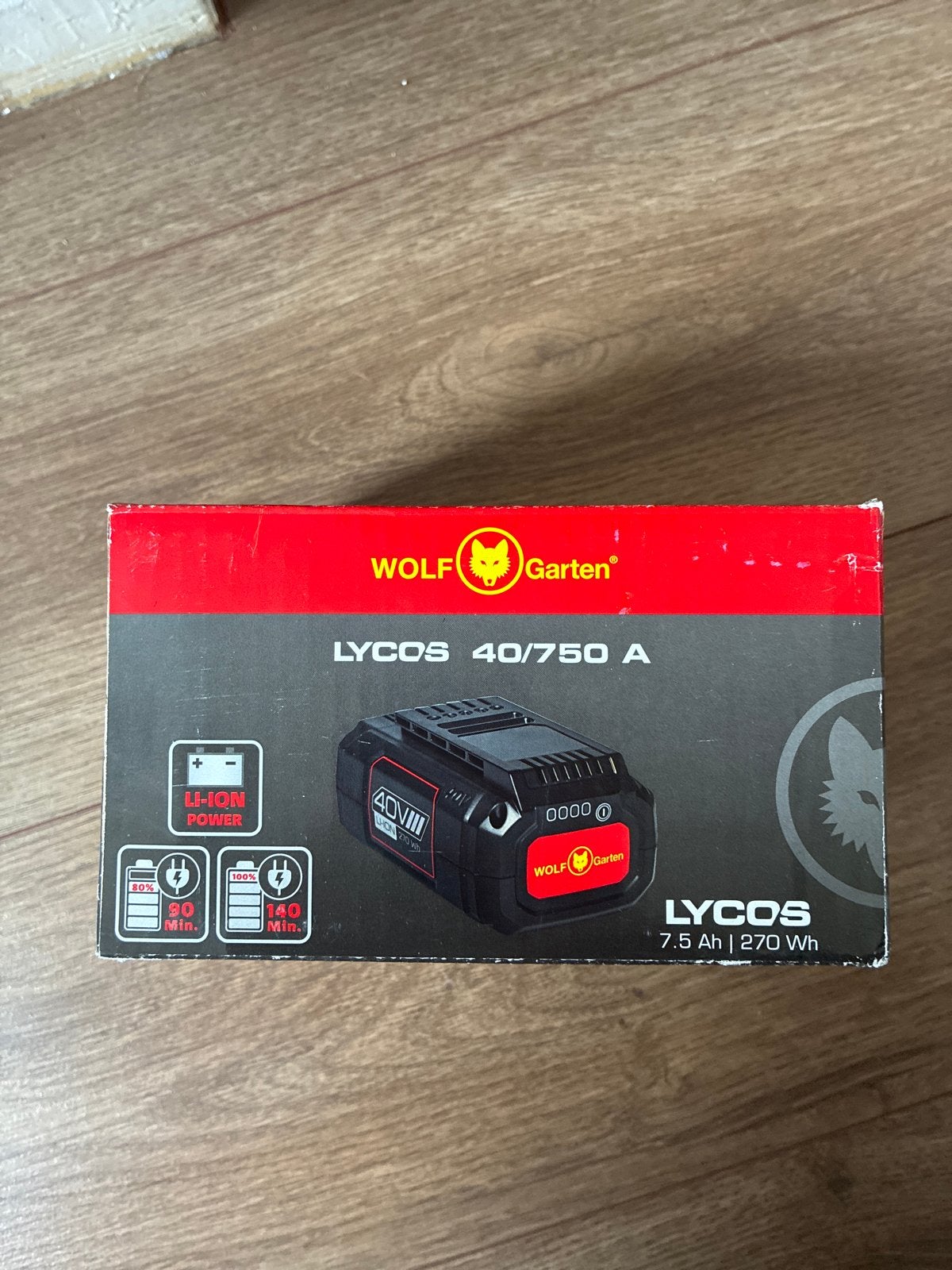 Wolf Garten Lycos 40/750a Accu 7.5 Ah 270 Wh, Ophalen of Verzenden, Nieuw