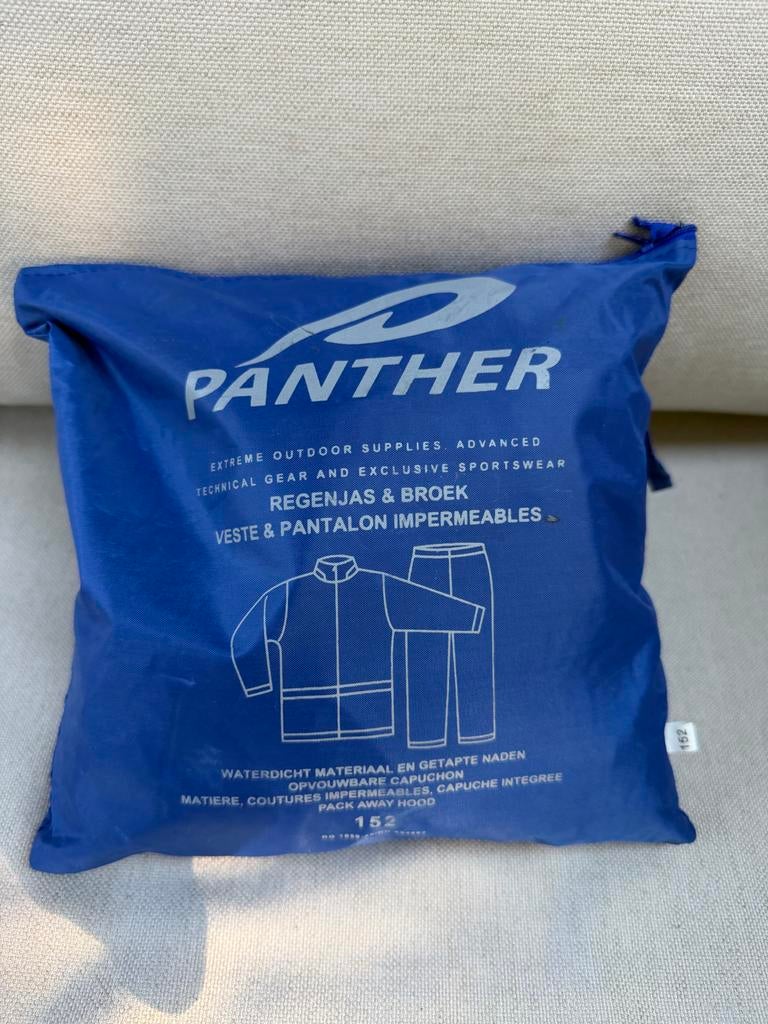 Panther Regenpak - Waterdicht en Opvouwbaar, Ophalen, Nieuw, Regenpak