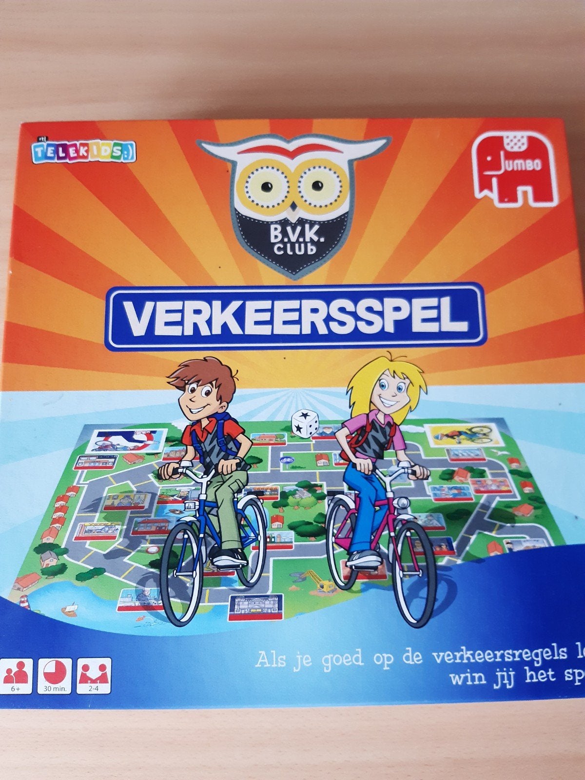 Jumbo Telekids B.V.K. Club Verkeersspel, Drie of vier spelers, Ophalen of Verzenden, Gebruikt, Jumbo