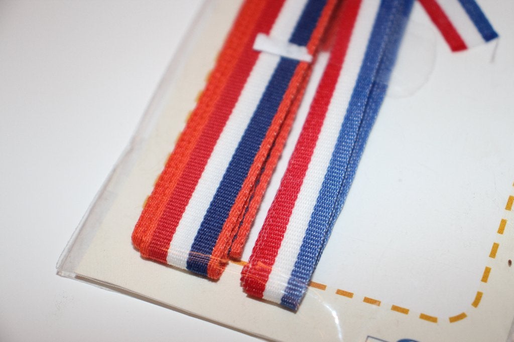 Geweven band 10mm 15mm - Nederlandse vlag gestreept #3025, Hobby en Vrije tijd, Naaien en Fournituren, Nieuw, Lint, Band of Elastiek