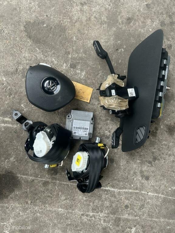 Airbagset Volkswagen Polo 6C ('14-'17), Gebruikt, Volkswagen, Ophalen of Verzenden, Volkswagen