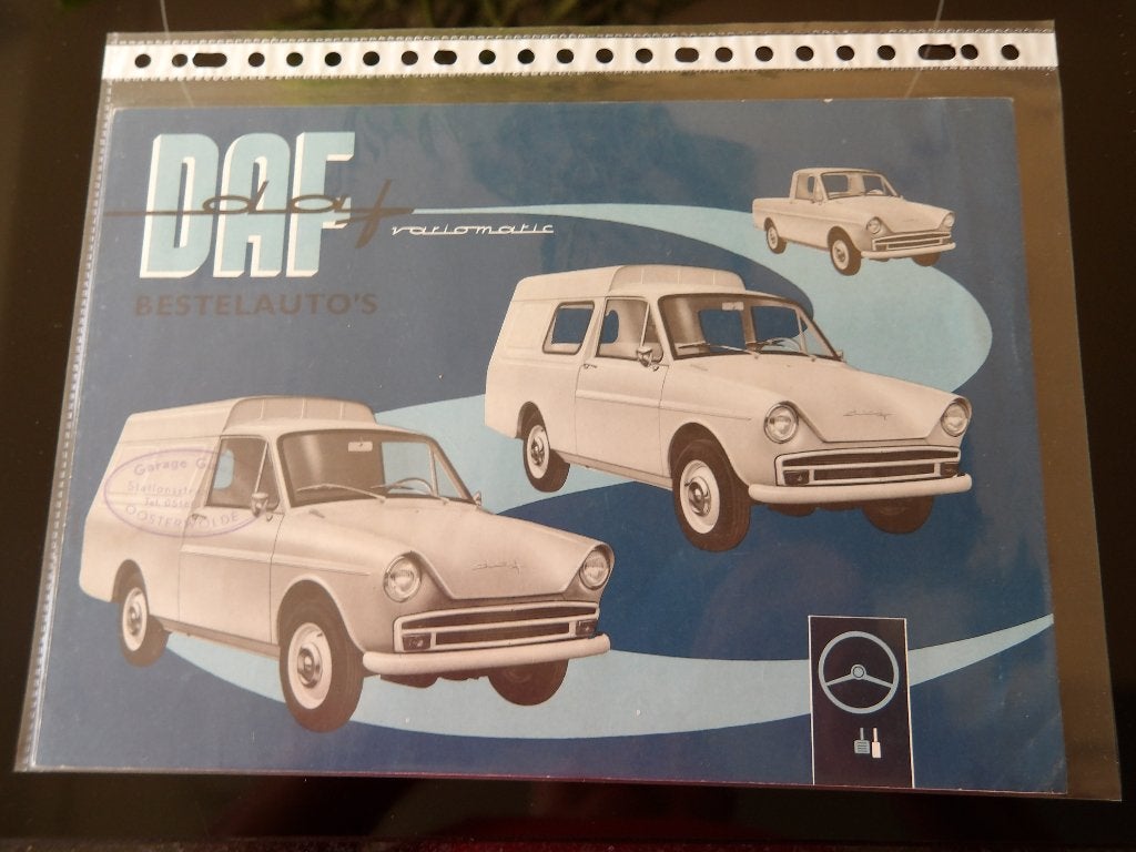 DAF Bestelauto's Variomatic Brochure, Ophalen of Verzenden, Gelezen, Algemeen