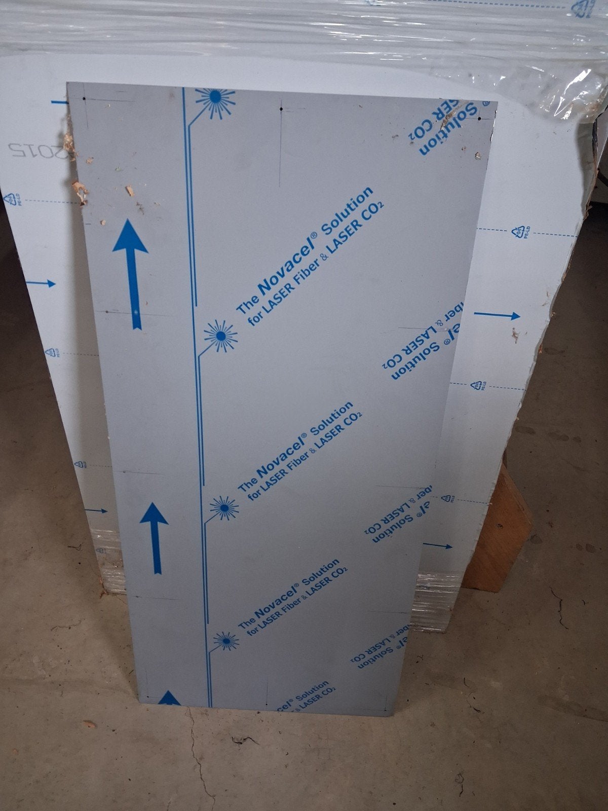 RVS Schopplaat 400x870mm - Nieuwstaat, Doe-het-zelf en Verbouw, Metalen, Ophalen of Verzenden, Nieuw, Overige metalen