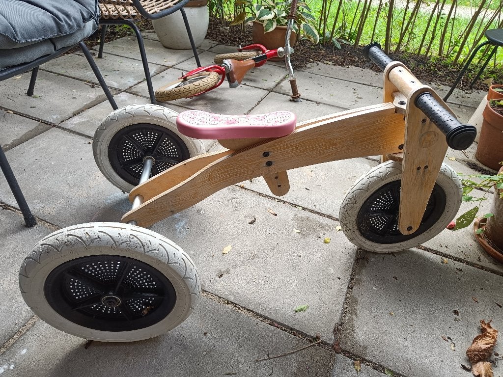 Wishbone 3 in 1 loopfiets hout, Kinderen en Baby's, Ophalen, Gebruikt, Loopfiets
