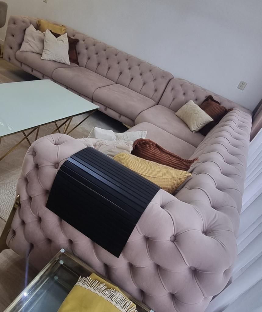 Prachtige Chesterfield Hoekbank
Nog nieuw. - Antivlekstof, Huis en Inrichting, Banken | Bankstellen, Ophalen of Verzenden, Zo goed als nieuw