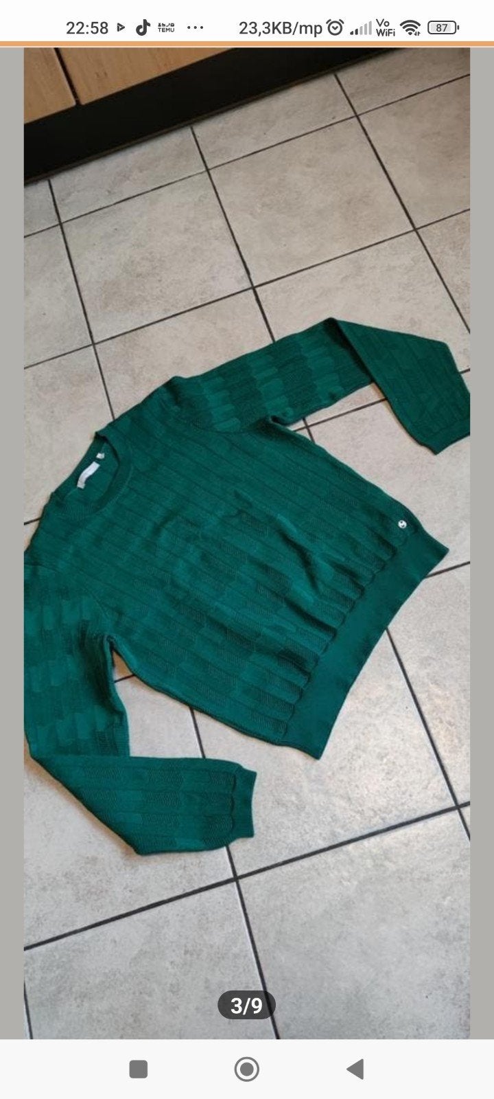 MELTING STOCKHOLM Groen trui maat M, Kleding | Dames, Truien en Vesten, Ophalen of Verzenden, Zo goed als nieuw, Maat 38/40 (M)