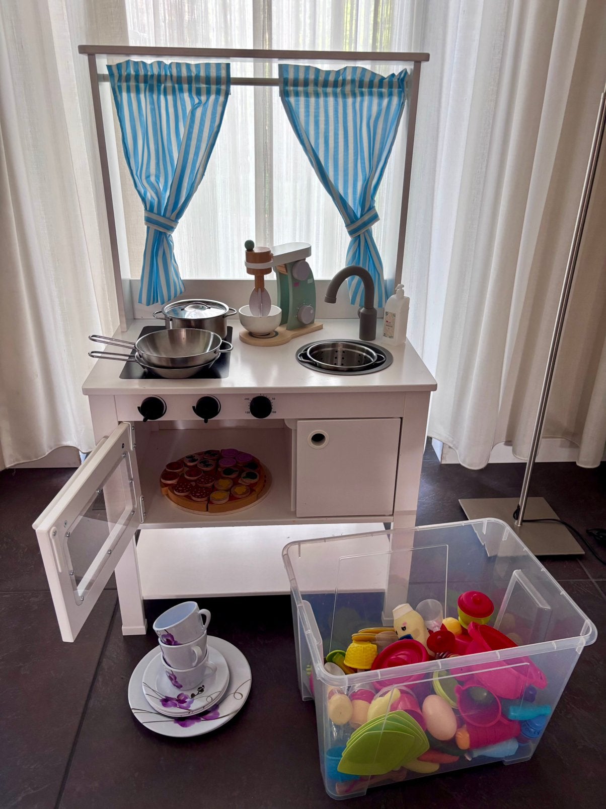 IKEA speelgoedkeuken incl. accessoires, Ophalen, Zo goed als nieuw, Hout, Speelkeuken