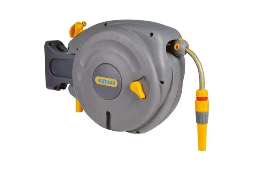 NIEUWE Hozelock Auto Reel slanghaspel Zelfoprollend 10 meter, Ophalen of Verzenden, Nieuw, Tuinslanghaspel