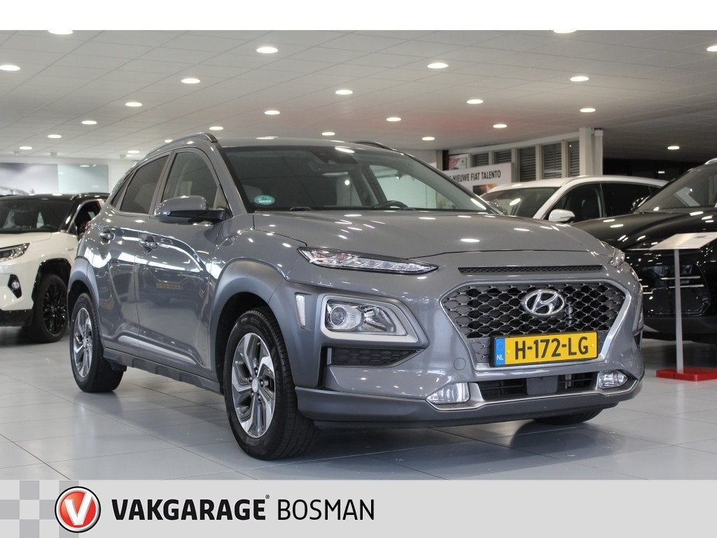 Hyundai Kona 1.6 GDI HEV Fashion, Dealer onderhouden, Stof, Gebruikt, Origineel Nederlands