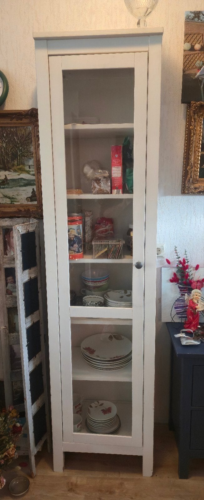 IKEA hemnes vitrinekast met glazendeur, Ophalen, Minder dan 50 cm, ., .
