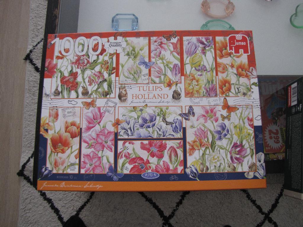 Tulips of Holland legpuzzel van Janneke Brinkman-Salentijn, Ophalen, 500 t/m 1500 stukjes, Zo goed als nieuw, Legpuzzel