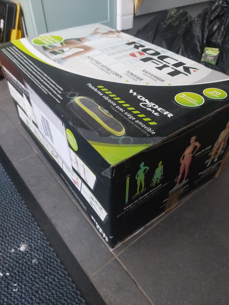 Wondercore Rock n fit, Sport en Fitness, Fitnessapparatuur, Ophalen, Kunststof, Trilplaat, Nieuw