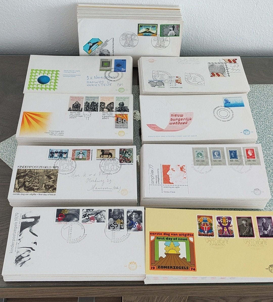 465x Nederland FDC 1970-1979 Verzameling, Ophalen of Verzenden, Nederland