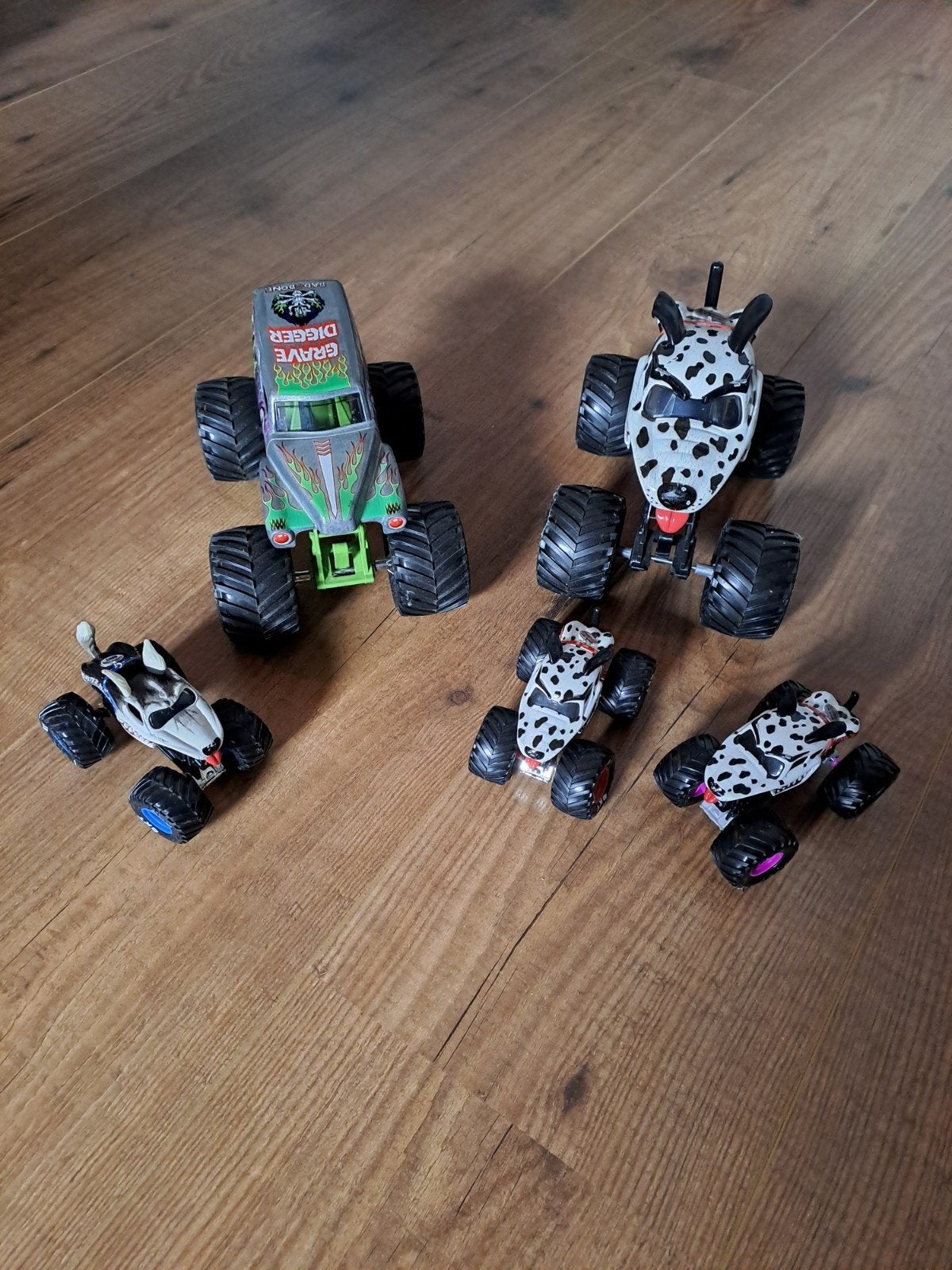 monster trucks, Ophalen, Gebruikt