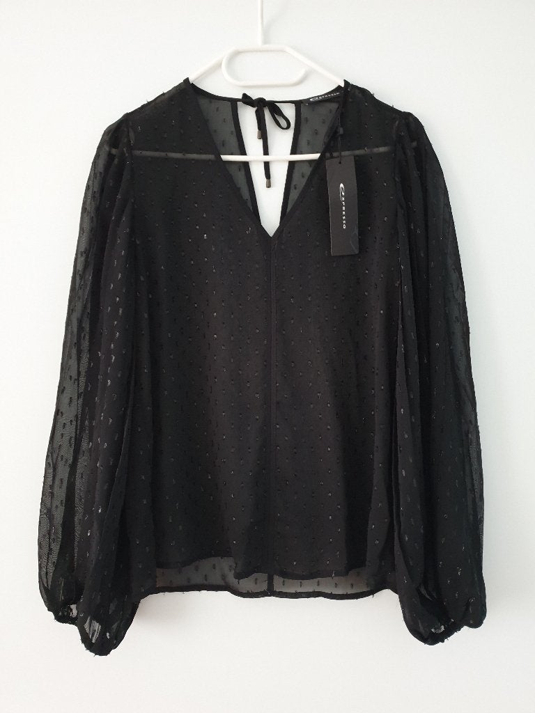 Expresso Blouse maat 36, Kleding | Dames, Blouses en Tunieken, Ophalen, Expresso, Zwart, Nieuw