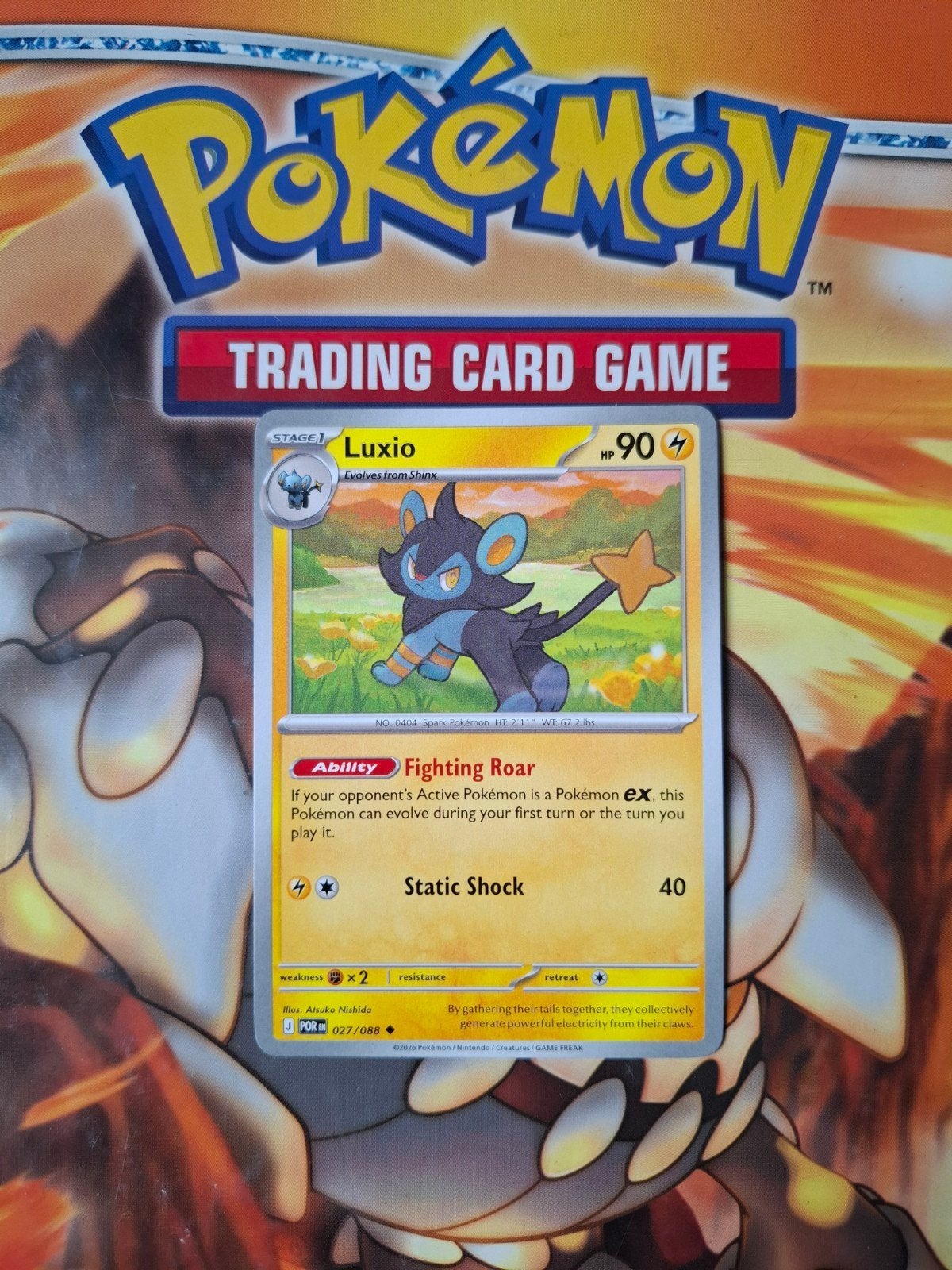Luxio 027/088 Perfect Order pokemon kaart nm, Ophalen of Verzenden, Zo goed als nieuw, Losse kaart