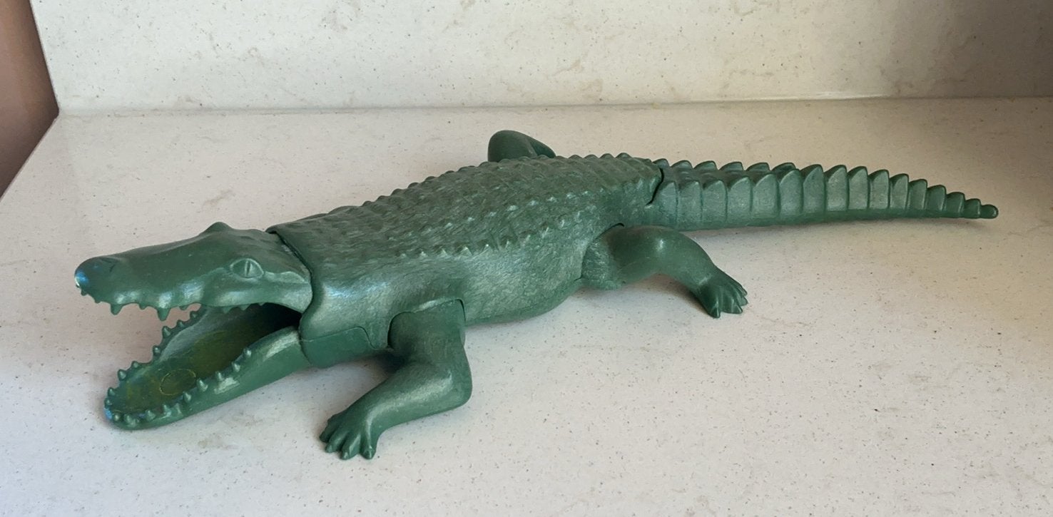 Playmobil - Krokodil, Kinderen en Baby's, Speelgoed | Playmobil, Ophalen of Verzenden, Zo goed als nieuw, Wild life