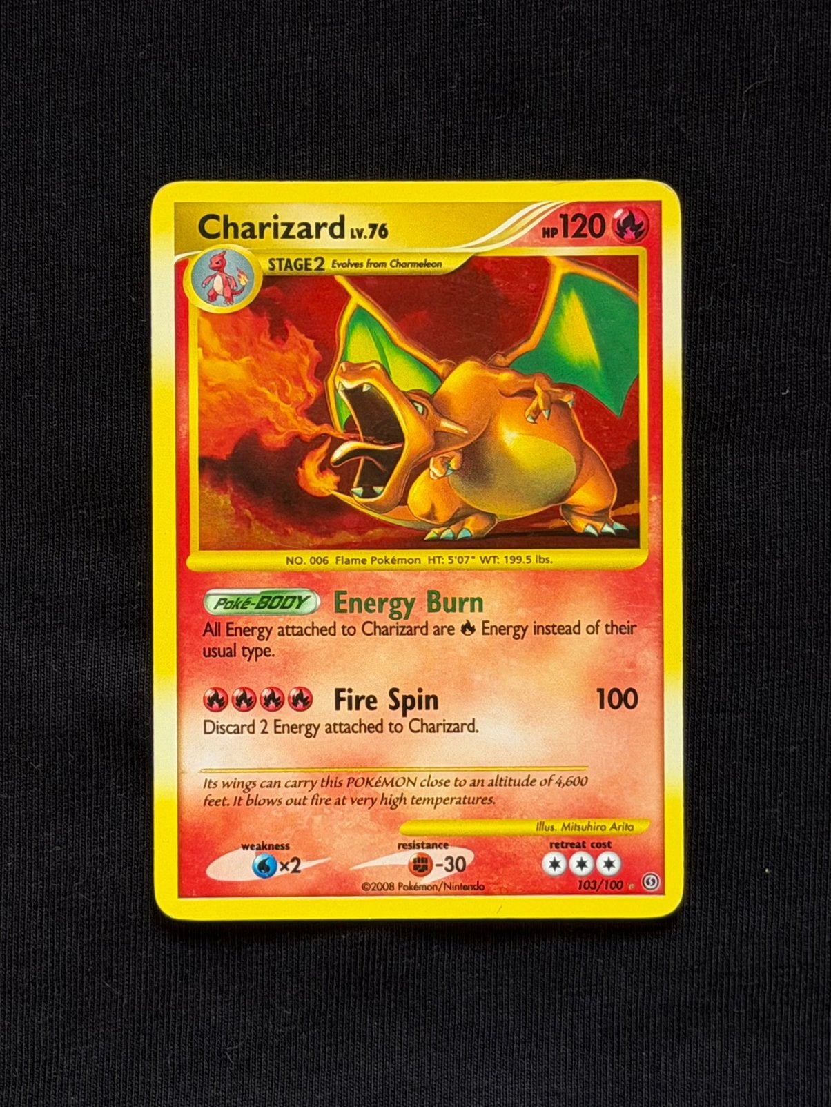 Charizard LV.76 | Holo | Stormfront | 103/100, Ophalen of Verzenden, Zo goed als nieuw