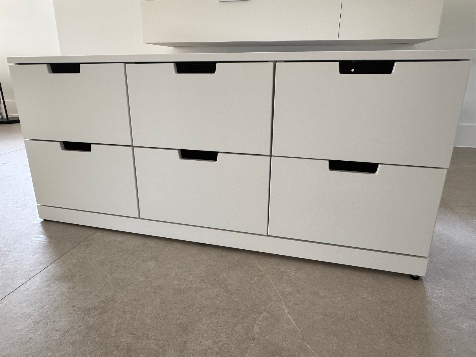 IKEA Nordli ladekast met 6 lades, wit, Huis en Inrichting, Ophalen, Overige materialen, 100 tot 150 cm, 5 laden of meer