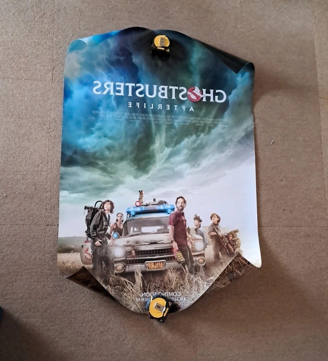 Poster Ghostbusters Afterlife Bioscoopposter, Verzamelen, Verzenden, Zo goed als nieuw, A1 t/m A3, Film en Tv