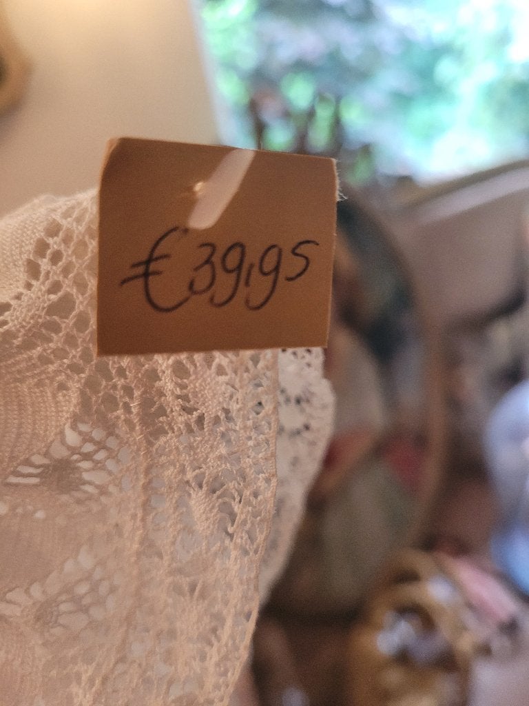 Bijna antiek kinderjurkje poppen jurkje, Antiek en Kunst, Curiosa en Brocante, Ophalen of Verzenden