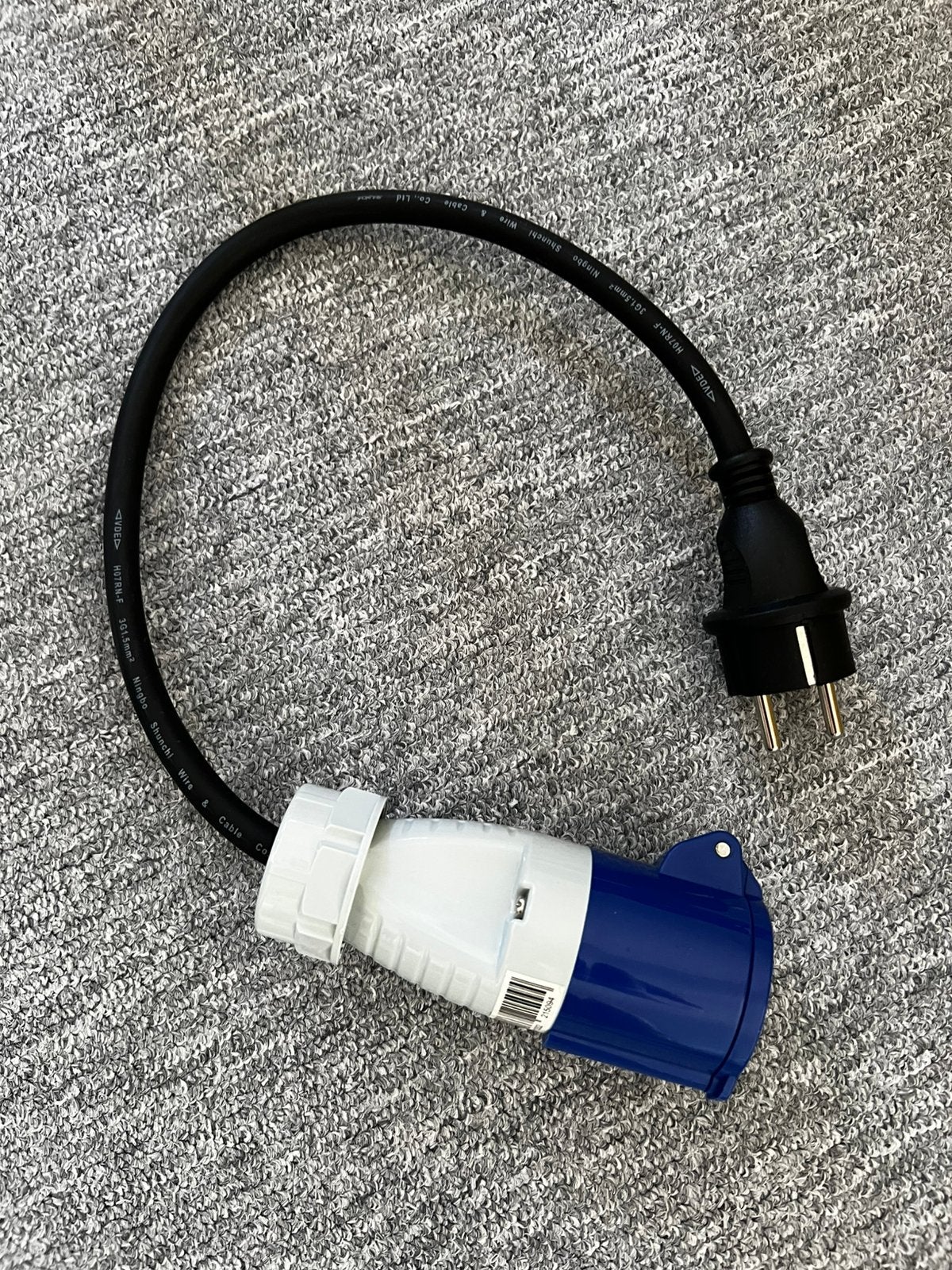 Verloopkabel, Ophalen, Zo goed als nieuw