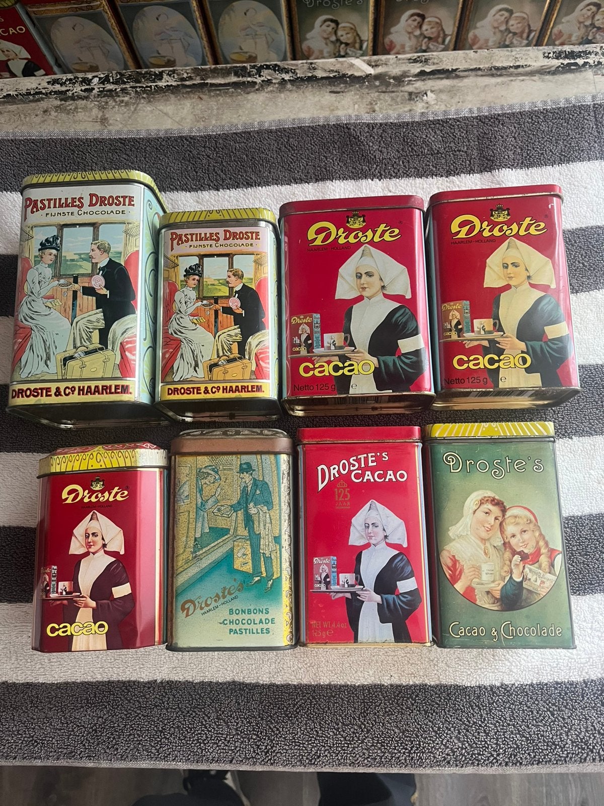 Droste blikjes, Verzamelen, Ophalen of Verzenden, Gebruikt, Overige, Droste