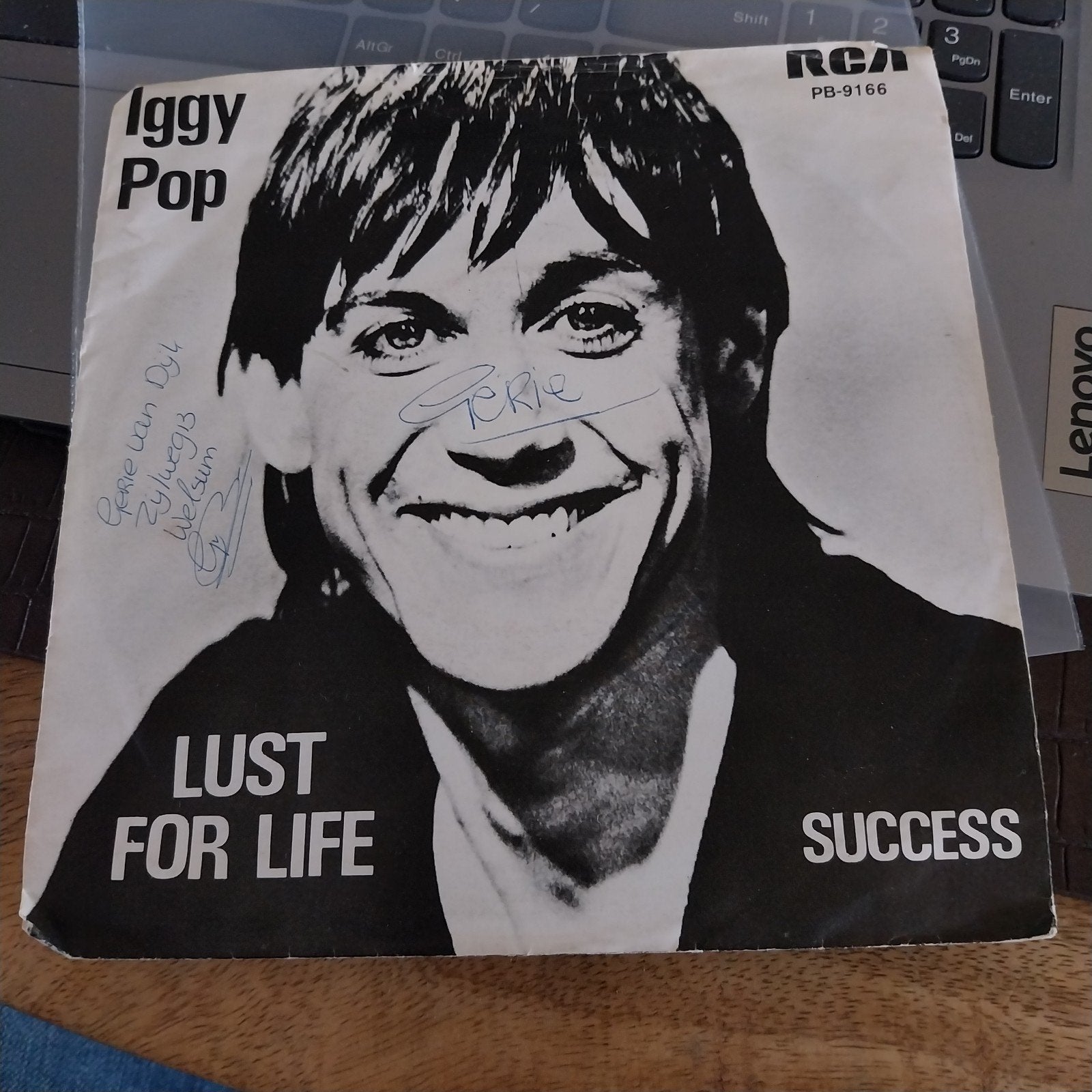 Iggy Pop - Lust For Life / Success (Single, 1977), Originele persing, Ophalen of Verzenden, Gebruikt, Rock en Metal