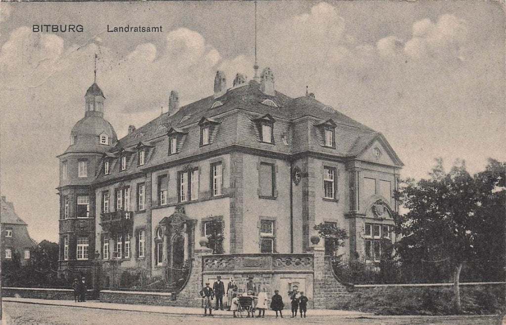 702-387-027 Bitburg Landratsamt, Verzenden, Voor 1920, Duitsland
