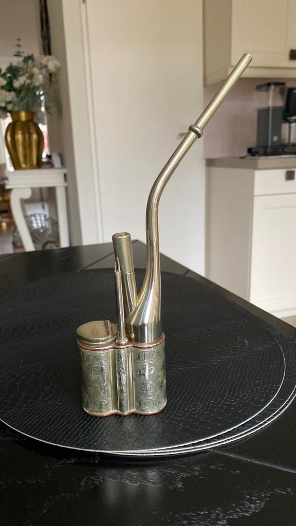 Mooie antieke opiumpojp, Ophalen
