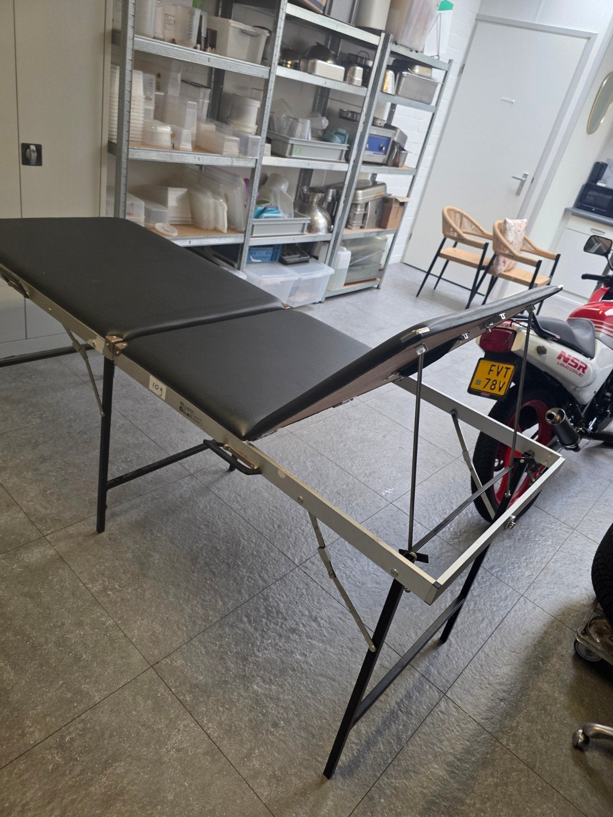 massage tafel,inklapbaar  merk msp, Ophalen of Verzenden, Zo goed als nieuw, Massagetafel