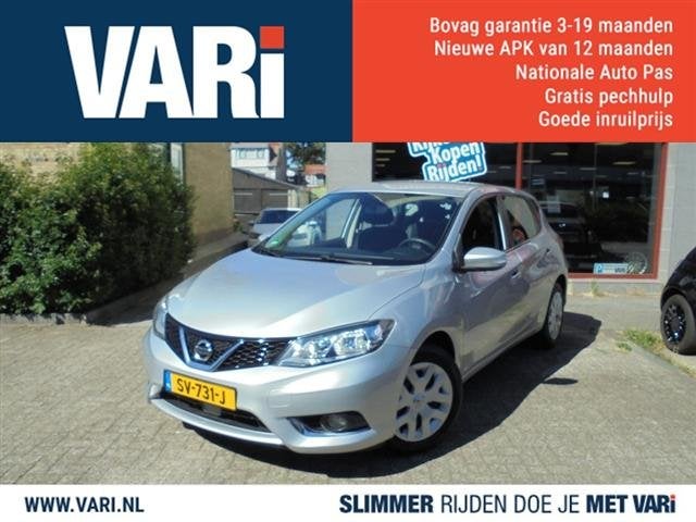 Nissan Pulsar 1.2 DIG-T Visia (bj 2018), Auto's, Voorwielaandrijving, Stof, Gebruikt, 1165 kg