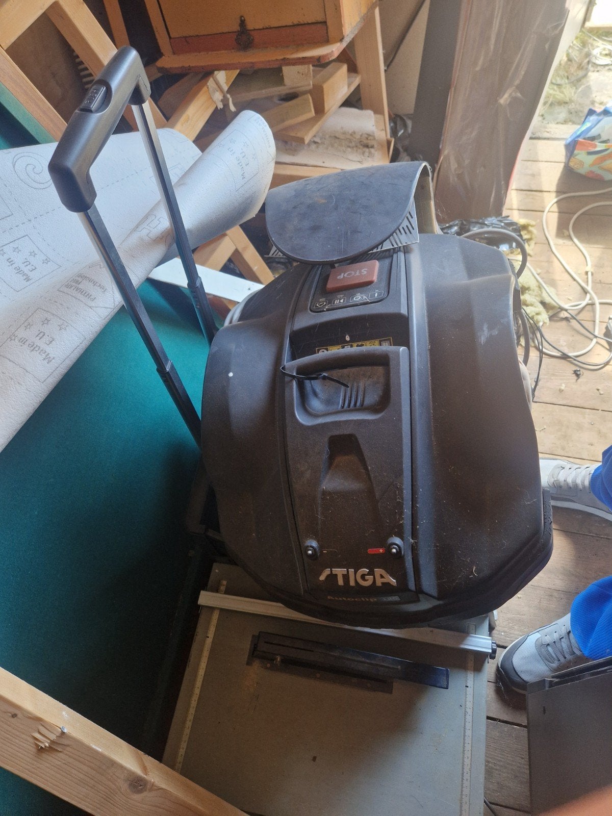 Stiga Maai Robot - Automatisch grasmaaien, Tuin en Terras, Robotmaaiers, Ophalen, Gebruikt, 20 tot 25 cm, Stiga