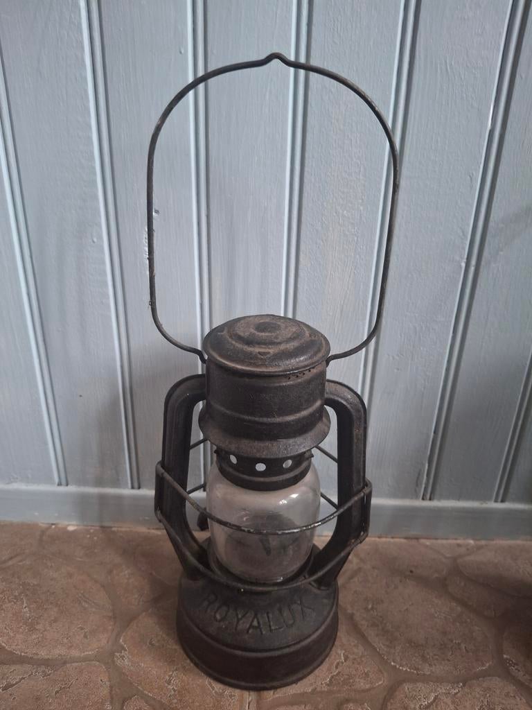 Vintage Royalux stormlamp uit Frankrijk, Ophalen of Verzenden